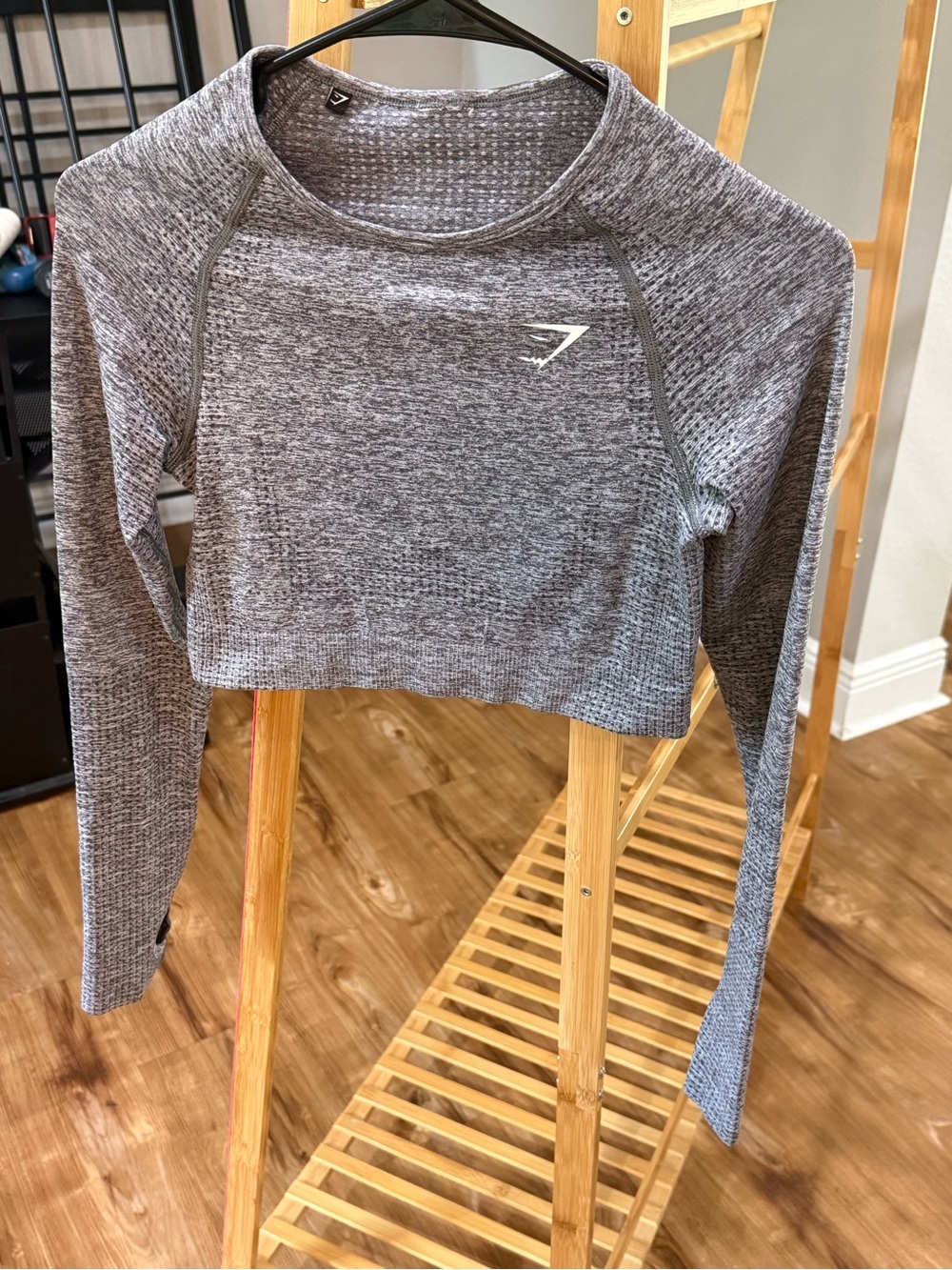 Gymshark Seamless Long-Sleeve Crop Top, Size S